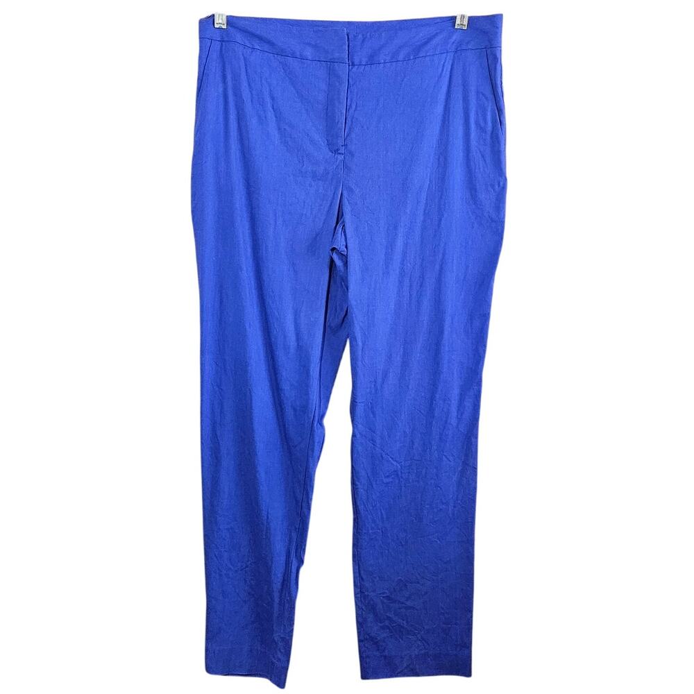 Vince Camuto Blue Flat Front Dress Pants Size 12